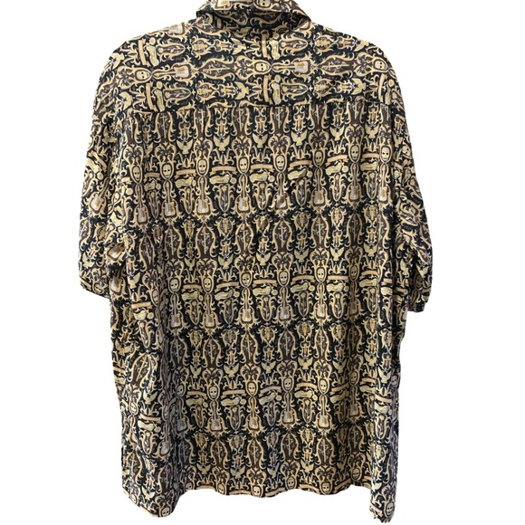 Harley Davidson Hawaiian Shirt Mens XL Motorcycle Button Up Guitar Cross Skulls - Picture 2 of 8